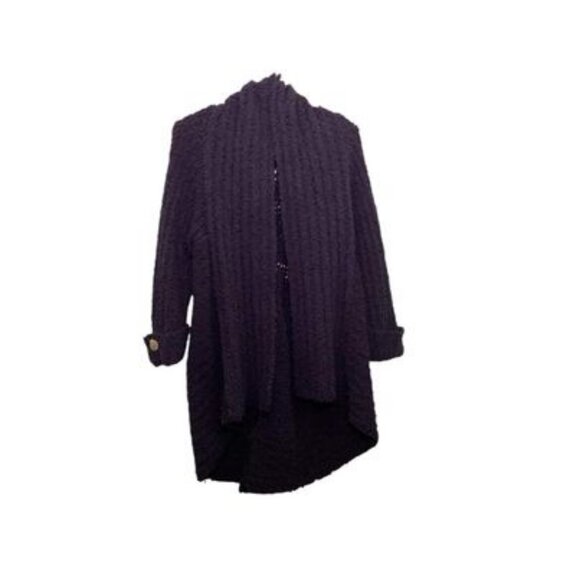 Bcbg Maxazria Purple Open Cardigan Size Petite Large - Picture 1 of 2